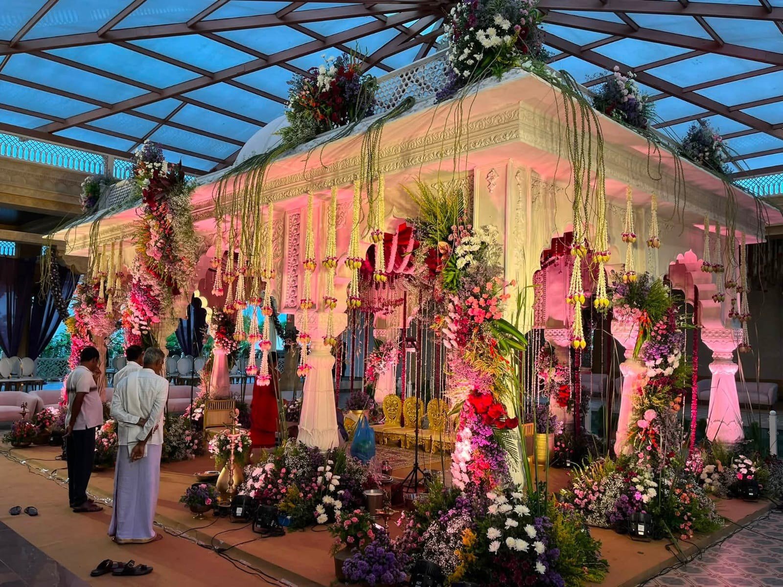 Luxury Indian Event Design and Floral Mandap Setup
